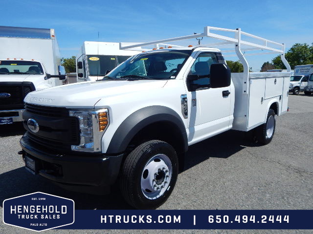 2018 Ford F550 9' Utility on Dual Rear Wheels with RACK