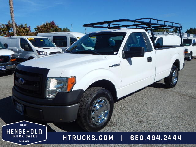 2014 Ford F150 8’ Long Bed Regular Cab Pickup with RACK - 22,000 MILES